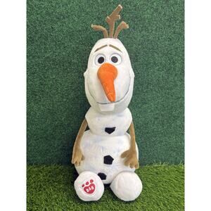 Disney Frozen OLAF Build A Bear Stuffed Plush Animal Snowman BAB 20”